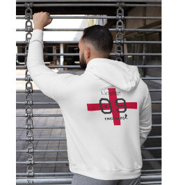 Moletom England St George Cross Patriotic Custom Name