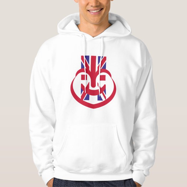 MOLETOM ENGLAND UK FACE HEART BY MASANSER (Frente)
