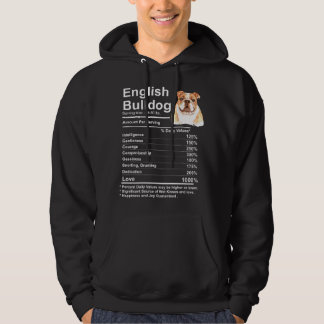 Moletom English Bulldog Facts Gift Funny English Bulldog m