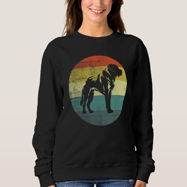 Moletom English Mastiff Dog Retro Vintage Design (Frente)