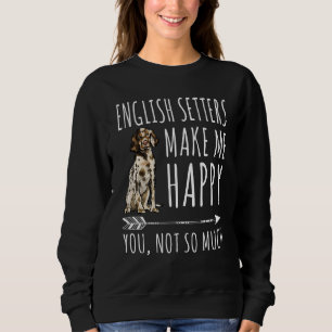 Moletom English Setter Dog Me Resgate Happy