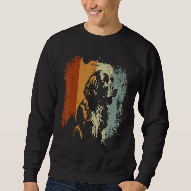 Moletom English Springer Spaniel Dog Retro Style (Frente)