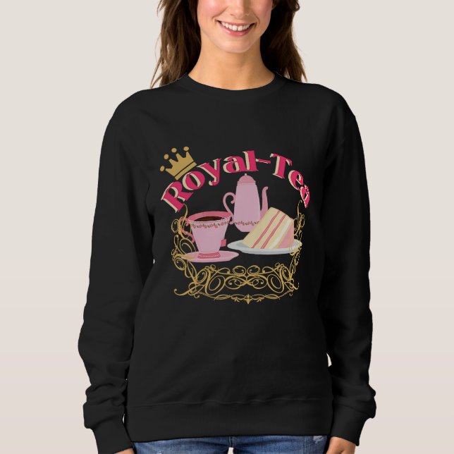 Moletom English Tea Party Royalty Pun Tea (Frente)