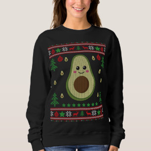Moletom Engraçada Avocado Feia Fruta de Natal Fria Lover G
