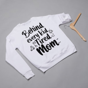 Moletom Engraçada Citação De Dúvida Da Mãe - Cansada E Ado