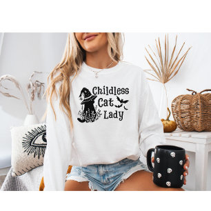 Moletom Engraçada Gatona Bonita do Dia das Bruxas