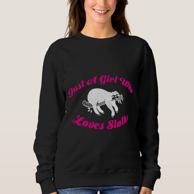 Moletom Engraçada Menina Adora Calça (Frente)