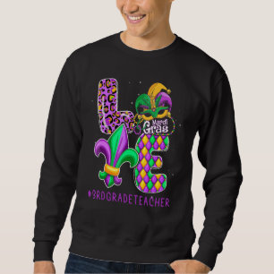 Moletom Engraçado 3.ª série de Professores Mardi Gras Mata