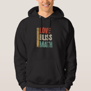 Moletom Engraçado Amor Feliz Professor de Matemática Legal