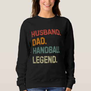 Moletom Engraçado Anel de Pai de Andebol com Marido
