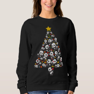 Moletom Engraçado Árvore de Natal Panda Árvore Asiática Be