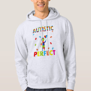 Moletom Engraçado Autismo cita "A Sociedade diz que sou A