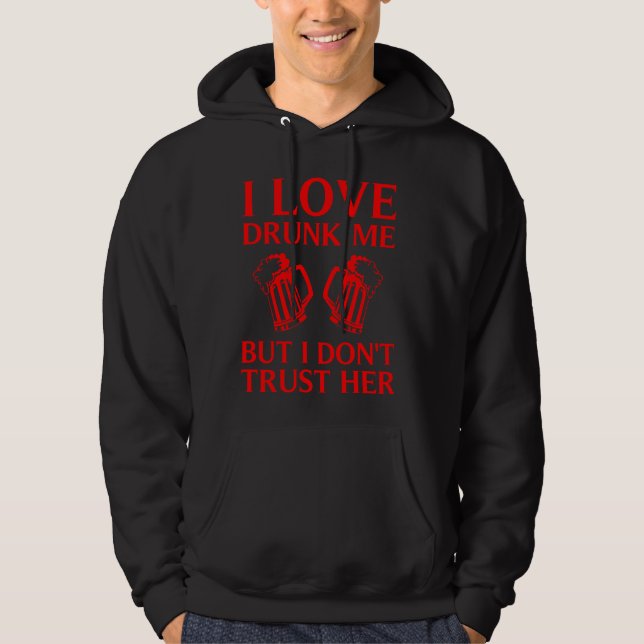 Moletom Engraçado Bebado Mulheres Legal Bebendos Drinker G (Frente)