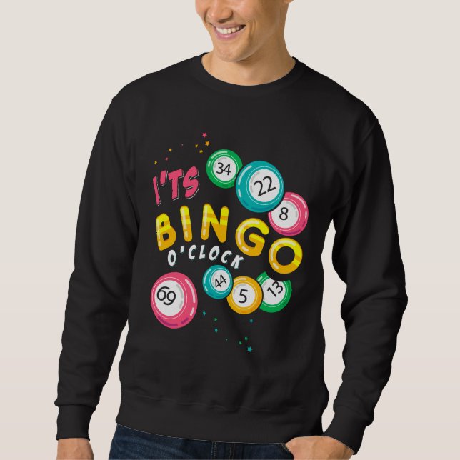 Moletom Engraçado Bingo Player Gambler Humor (Frente)