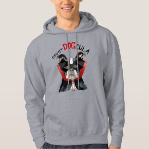 Moletom Engraçado Boston Terrier Dog Vampire Halloween Cos