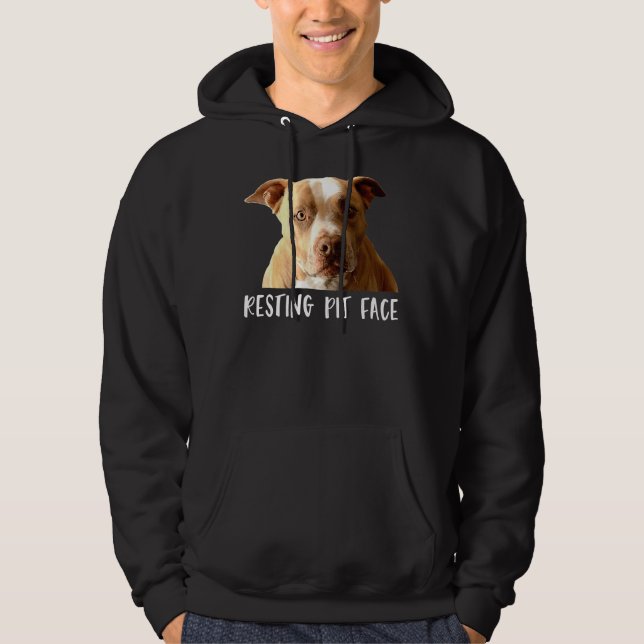 Moletom Engraçado Cachorro Escando Cara (Frente)