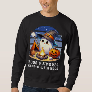 Moletom Engraçado Campanha Halloween Boos e Smores Fantasm