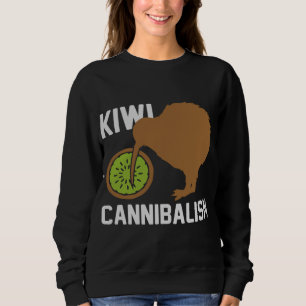 Moletom Engraçado Cannibalismo Kiwi - Pássaro Cannibalísti