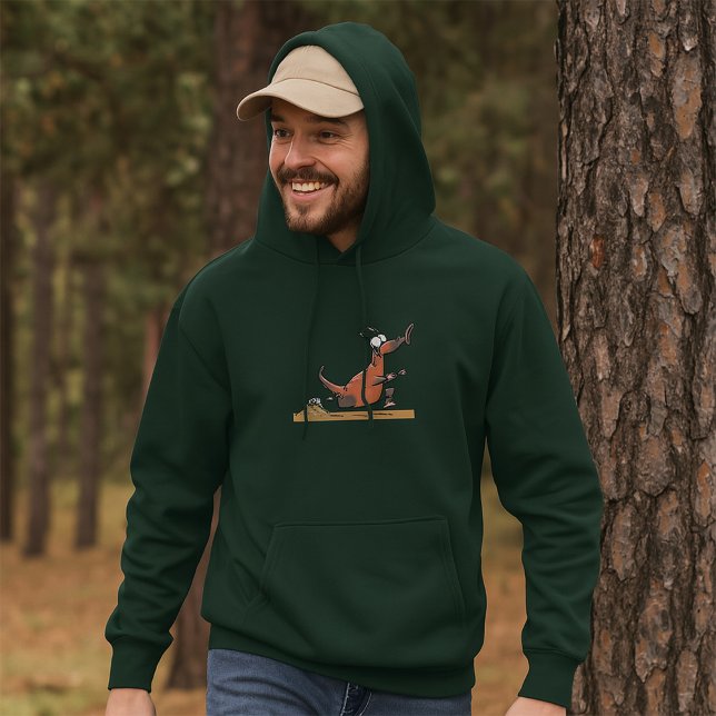 Moletom Engraçado Cartoon De Ateador Quirky Running Animal (Criador carregado)