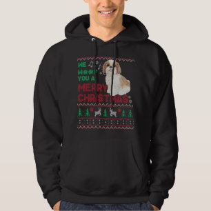 Moletom Engraçado Cavachon Lover Ugly Christmas Dog Lover 