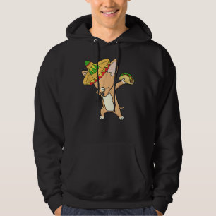 Moletom Engraçado Chihuahua Dog Taco Dabbing Cinco De
