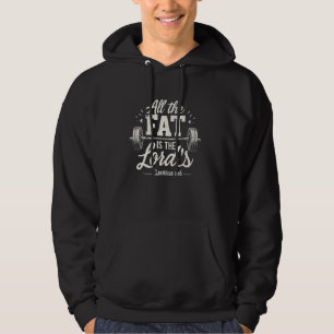 Moletom Engraçado Christian Workout Gym Todo o Gordo é o L