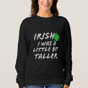 Moletom Engraçado Dia de São Patrício Irlandês Notre Dame