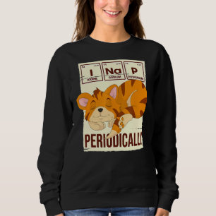 Moletom Engraçado Dormir Animal Mesa Periódica Tigre