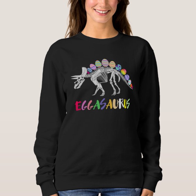 Moletom Engraçado Eggasaurus Stegosaurus Egg Dinosaur Happ (Frente)