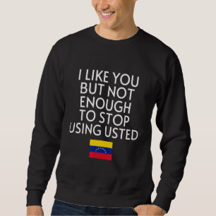 Moletom Engraçado Espanhol Venezuela Bandeira Usada Tu Ven