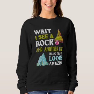 Moletom Engraçado Esperar Ver Outra Geologia Rock