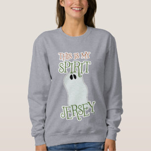 Moletom Engraçado Espírito Jersey Halloween Themed Design