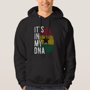 Moletom Engraçado está na minha bandeira do DNA Gana Impre