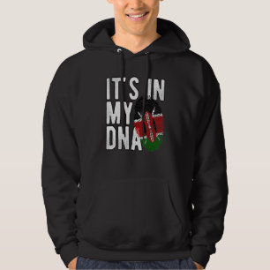 Moletom Engraçado está no meu DNA, a bandeira do Quênia, I
