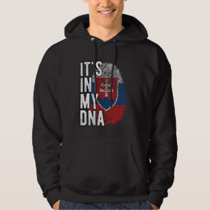Moletom Engraçado, está no meu DNA, bandeira da Eslováquia