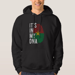 Moletom Engraçado está no meu DNA Burkina Fingerprint