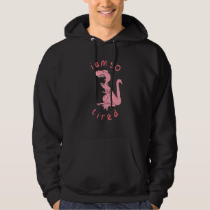 Moletom Engraçado Estou Tão Cansado Dinossauro Chorando Pa