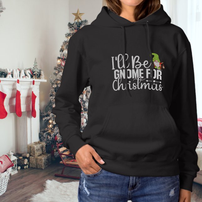 Moletom Engraçado eu ser Gnomo para o White de Natal (Criador carregado)