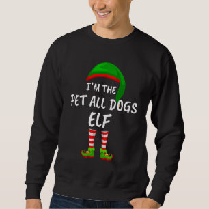 Moletom Engraçado, eu sou o Pet All Dogs Elf Chr