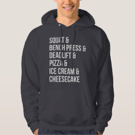 Moletom Engraçado Giro Humor - Pizza, Sorvete, Cheesecake