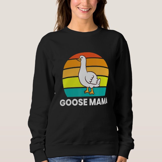 Moletom Engraçado Goose Mama (Frente)