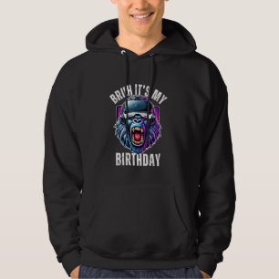 Moletom Engraçado Gorilla Aniversário Garotos Adultos Bruh