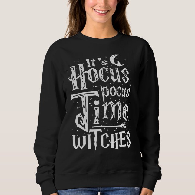 Moletom Engraçado Hocus Pocus Halloween Bruxas Divertidas  (Frente)