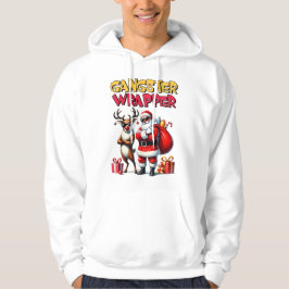 Moletom Engraçado Hoodie de Natal - Papais noeis de Wrappe