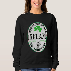 Moletom Engraçado Irlandês Gaélico Dizendo A Irlanda Onde