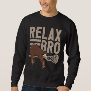 Moletom Engraçado Lacrosse Dizendo que eu relaxo, Sloth