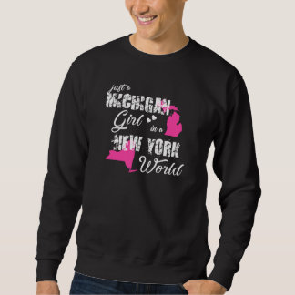 Moletom Engraçado Michigan É Uma Garota De Michigan Em Nov