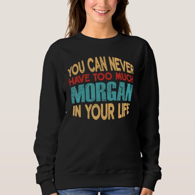 Moletom Engraçado Morgan Personalizou a Piada I (Frente)