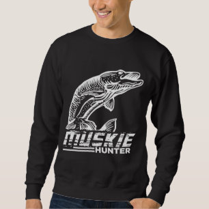 Moletom Engraçado Muskellunge Fish Muskie Hunter Musky Pes