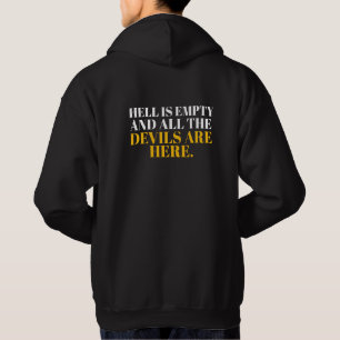Moletom Engraçado Na moda de Texto Personalizado Moderno H